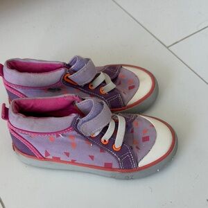 See Kai run Purple and Pink Kids High-Top Sneakers girls 11